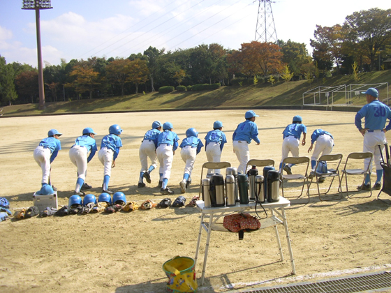 2005年10月30日 第9回河内長野会長杯少年軟式野球大会 対：東大阪ヤングパワーズ(赤峰グラウンドD面)