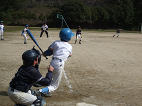 ★2009年 3月 7日 練習試合(2)対：河内長野サニーズ（西中グラウンド）